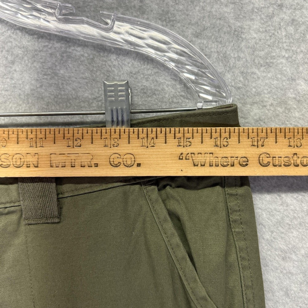 Dickies Cargo Pants Womens 6R Green Regular Fit Utility Pockets Outdoor Work - Picture 2 of 8